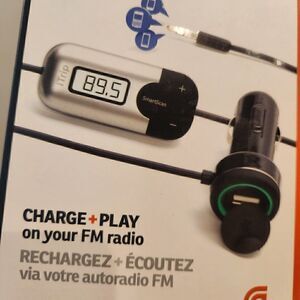 Griffin charge and play on your FM radio.